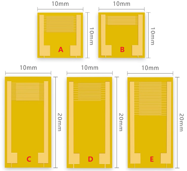 Flexible PI Interdigital Electrodes